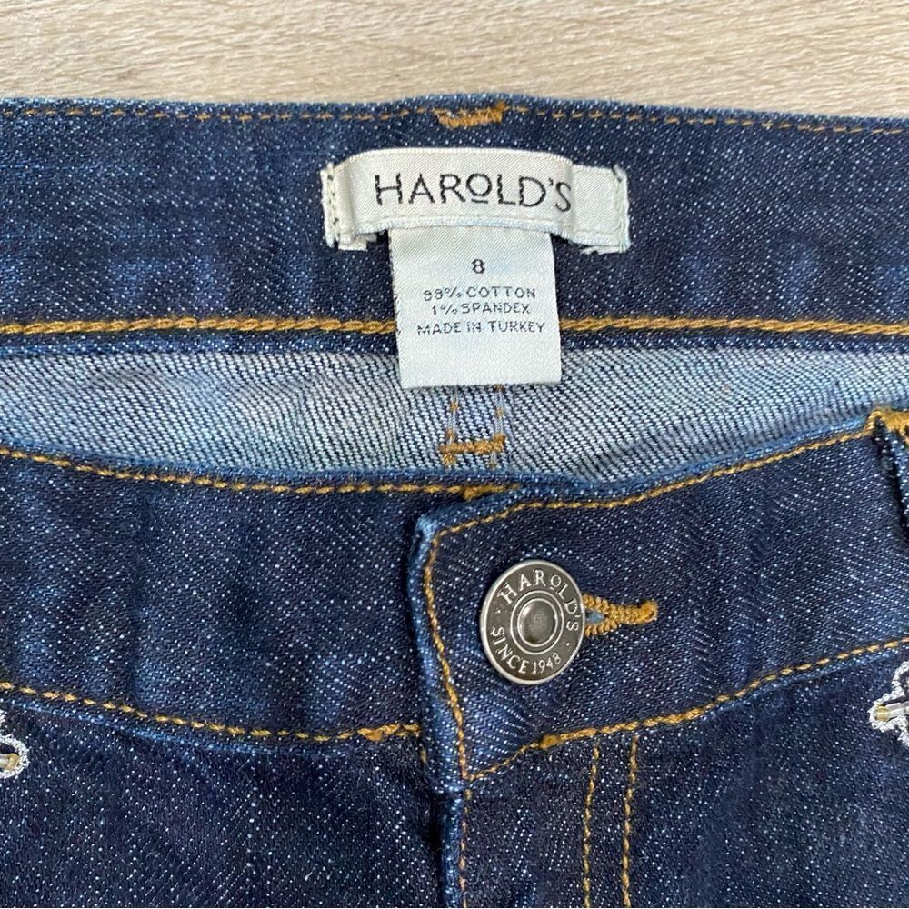 Harolds Women Jeans Size 8 Dark Denim - Picture 6 of 7